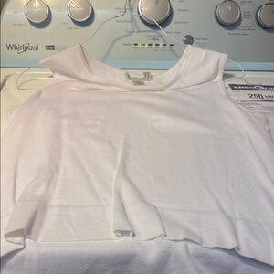 L.L. Bean Classic White Tank Top